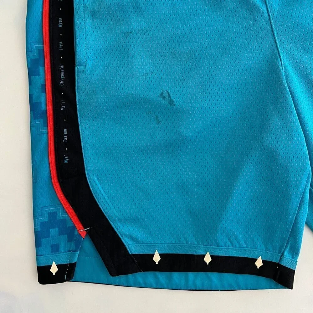 Men's Phoenix Suns NBA Nike Turquoise '22/23 City Swingman Basketball Shorts
